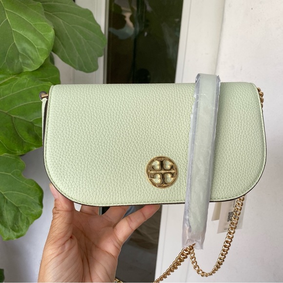 TORY BURCH 153566 CHELSEA PEBBLED LEATHER CROSSBODY - Picture 1 of 11